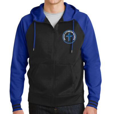 Grace Lutheran - Sport Wick ® Varsity Fleece Full Zip Hooded Jacket Thumbnail