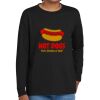 Youth Heavy Cotton 100% Cotton Long Sleeve T Shirt Thumbnail