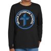 Youth Heavy Cotton 100% Cotton Long Sleeve T Shirt Thumbnail