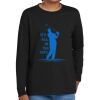 Youth Heavy Cotton 100% Cotton Long Sleeve T Shirt Thumbnail