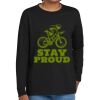 Youth Heavy Cotton 100% Cotton Long Sleeve T Shirt Thumbnail