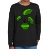 Youth Heavy Cotton 100% Cotton Long Sleeve T Shirt Thumbnail